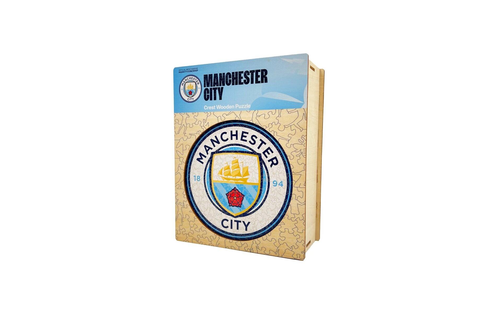 Man City FC – LogoOffiziell lizenziertes Holzpuzzle, Grösse M