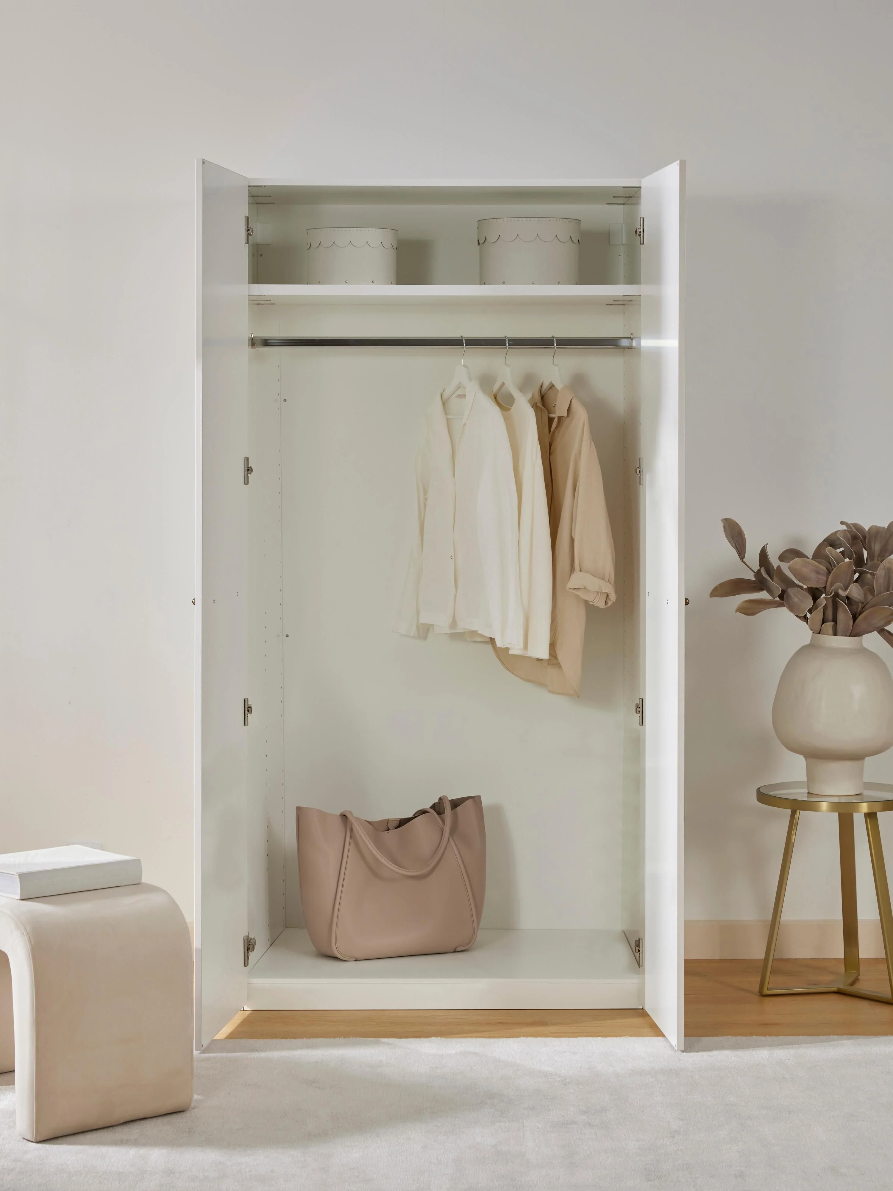 Modulaire draaideurkast Charlotte, 100 cm breed, diverse varianten