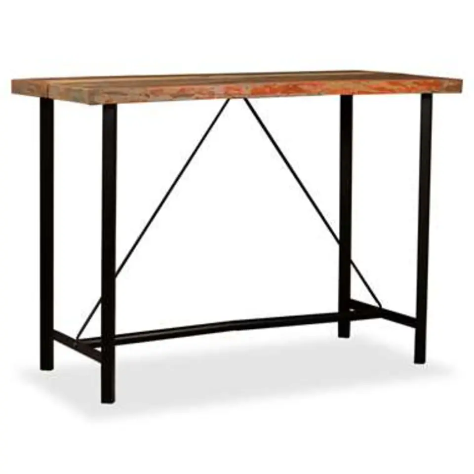 vidaXL - Bartafel - Bruin - Hout - 150 x 70 x 107 cm