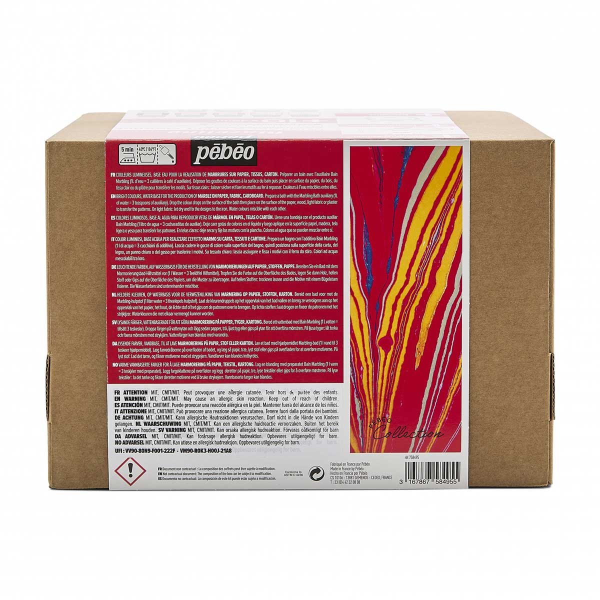 Pebeo Collection Marbling Set : 10x45ml