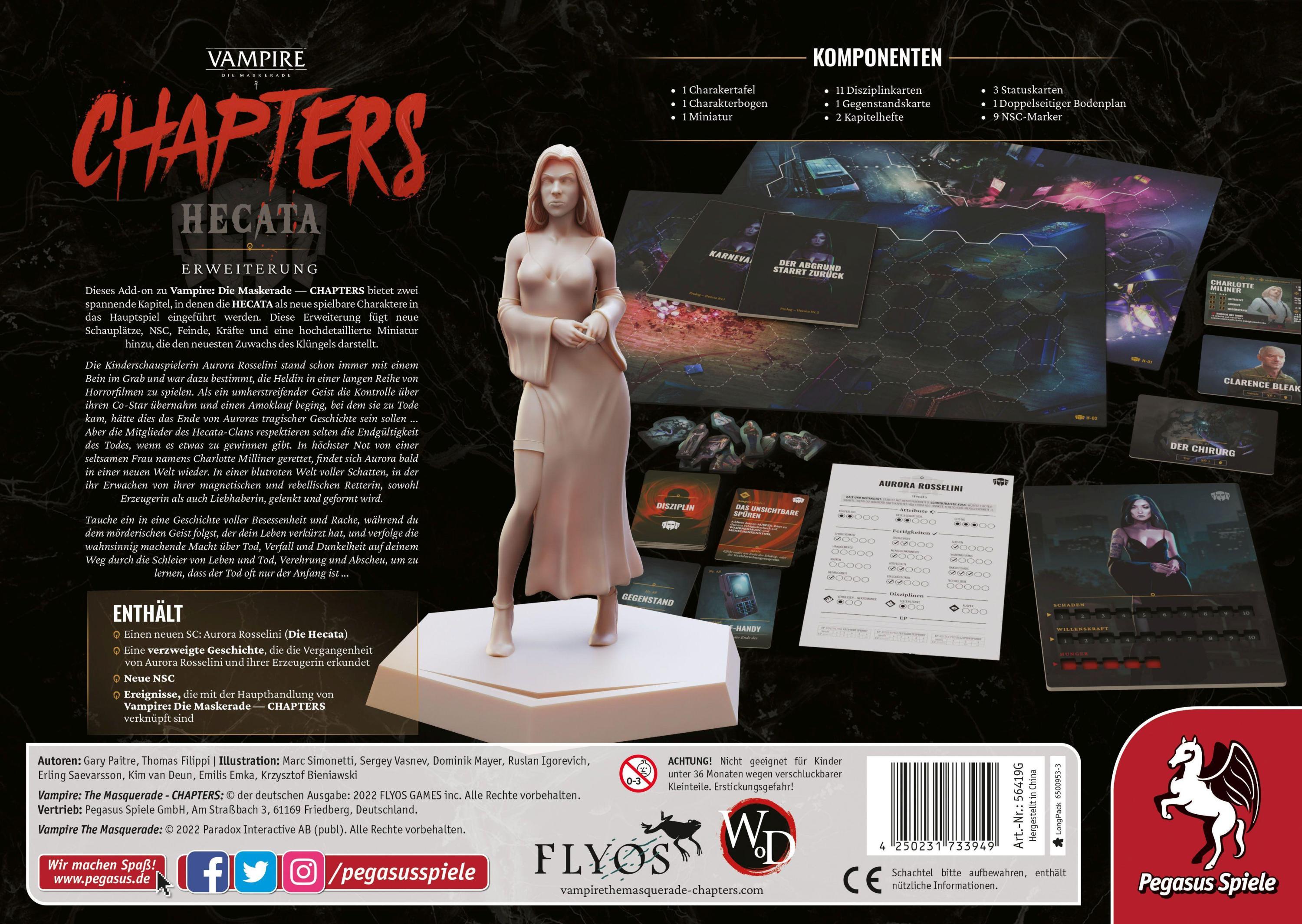 Vampire: Die Maskerade  CHAPTERS: Hecata - Spiel-Erweiterung