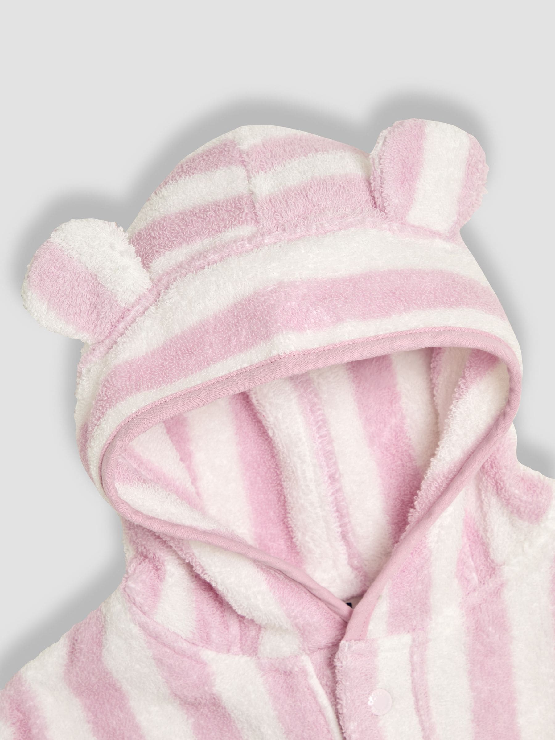 JoJo Maman Bébé 100% Cotton Stripe Towelling Poncho