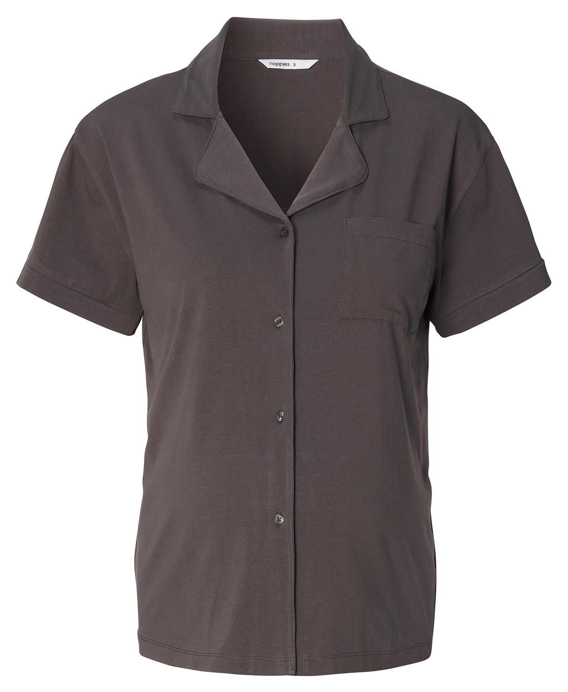 Noppies Maternity Pyjamatop met voedingsfunctie Neero - Forged Iron