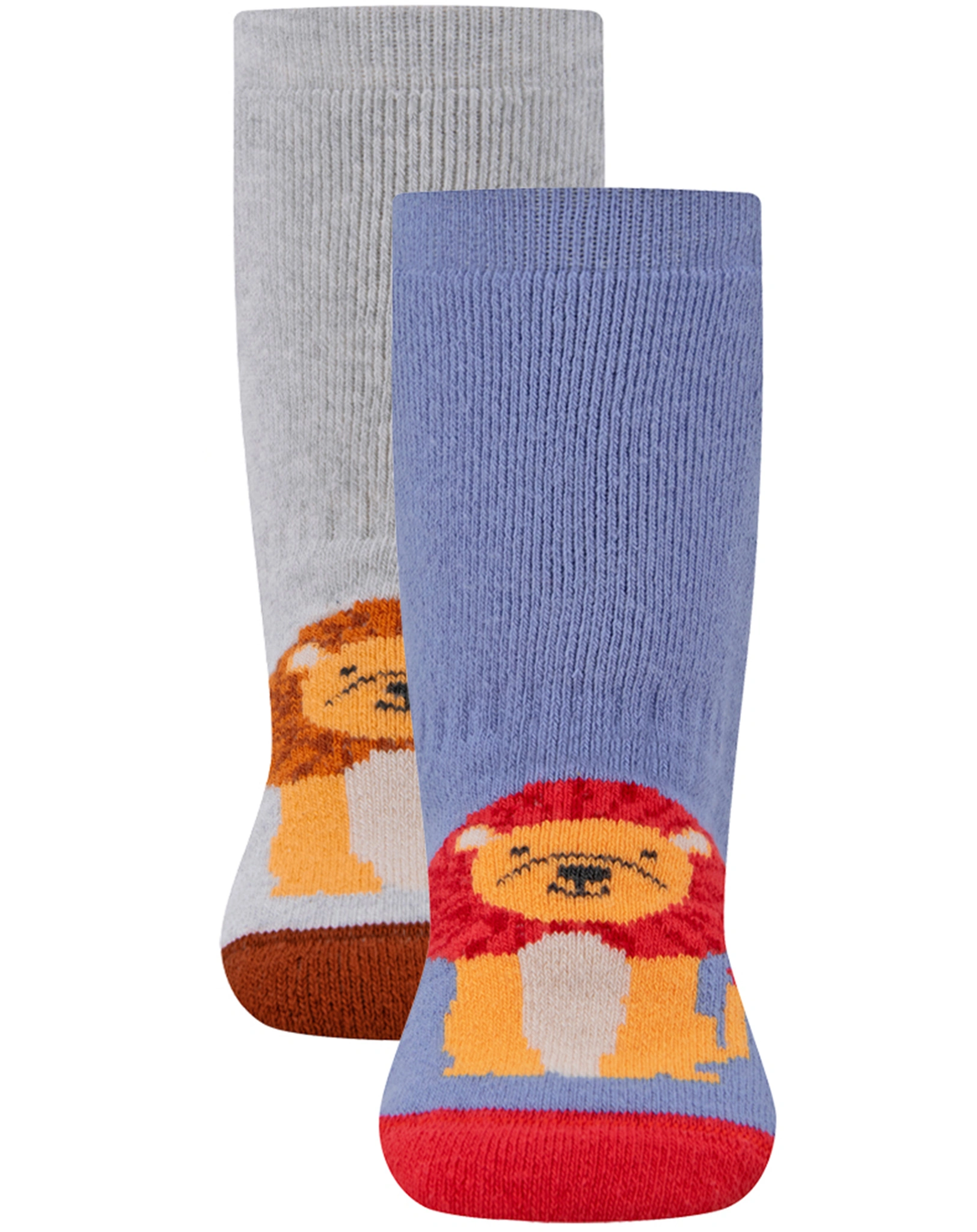 Stoppersocken SOFTSTEP LÖWE 2er Pack blau/hellsilber