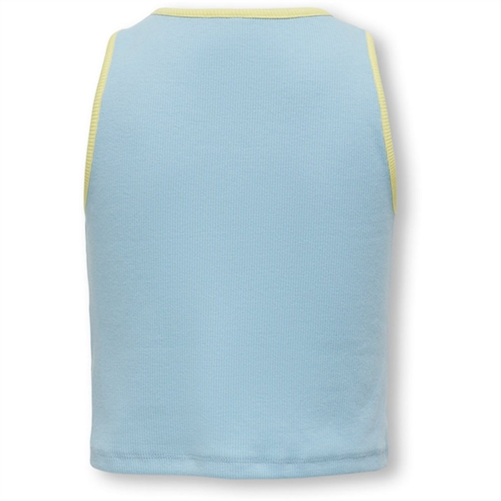 Køb Kids ONLY Clear Sky / Yellow Pear Gry Color Block Top