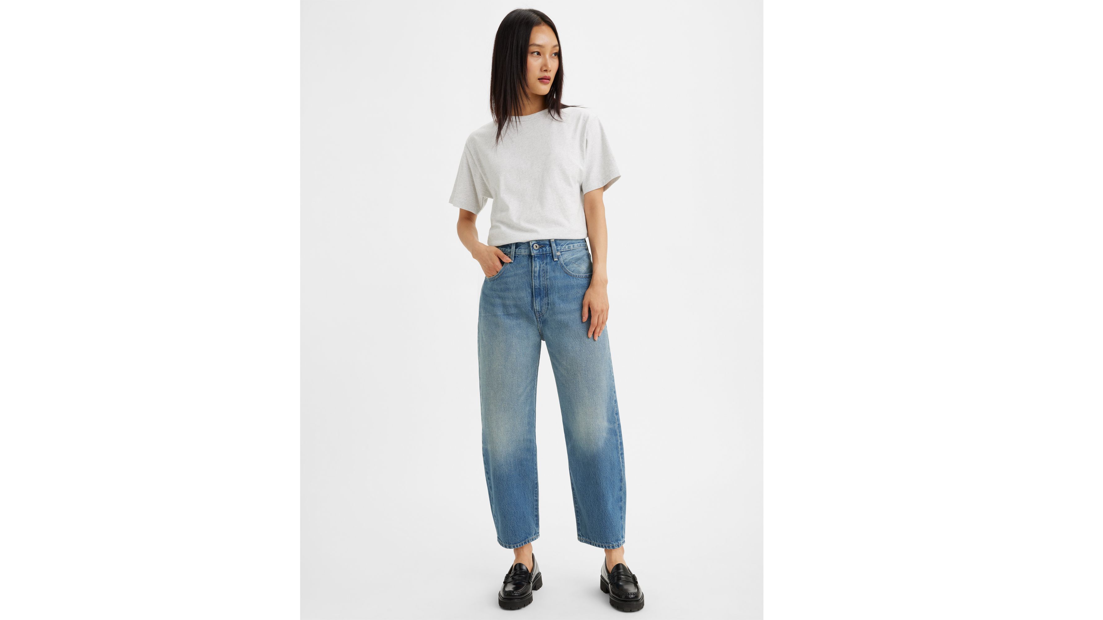 Jean Levi's® Made & Crafted® Barrel - Brook Blue - Bleu