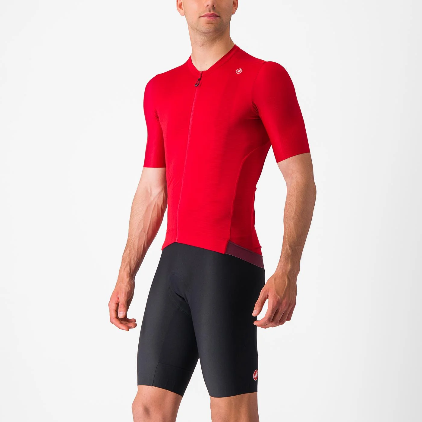 Castelli Espresso Jersey i Rich Red/Deep Bordeaux