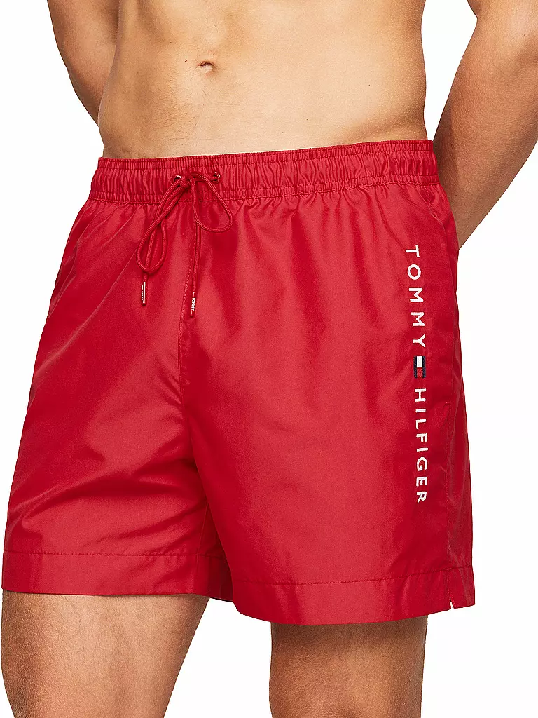 TOMMY HILFIGER Badeshorts  rot