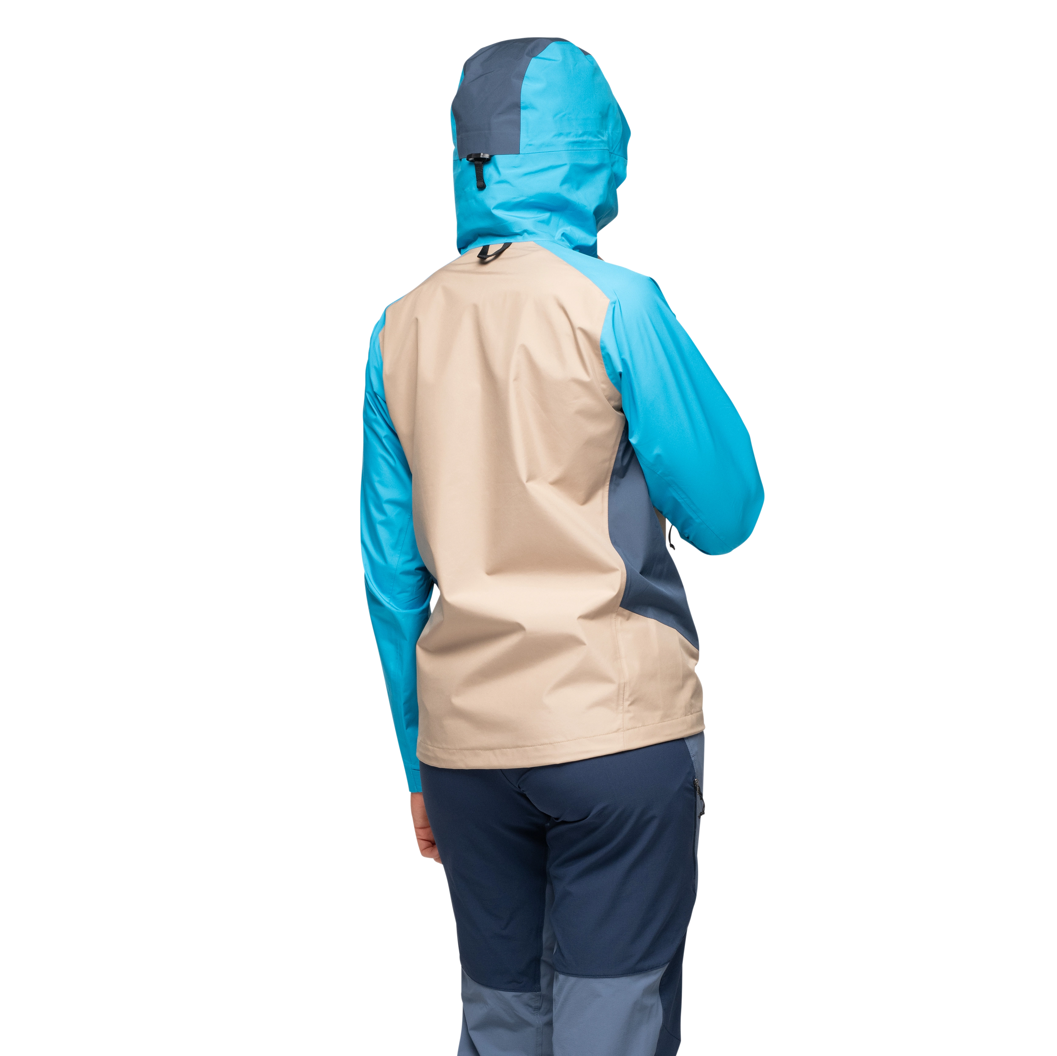 Vaagaa 3L Shell Jacket Women Aqua Lagoon / Warm Sand