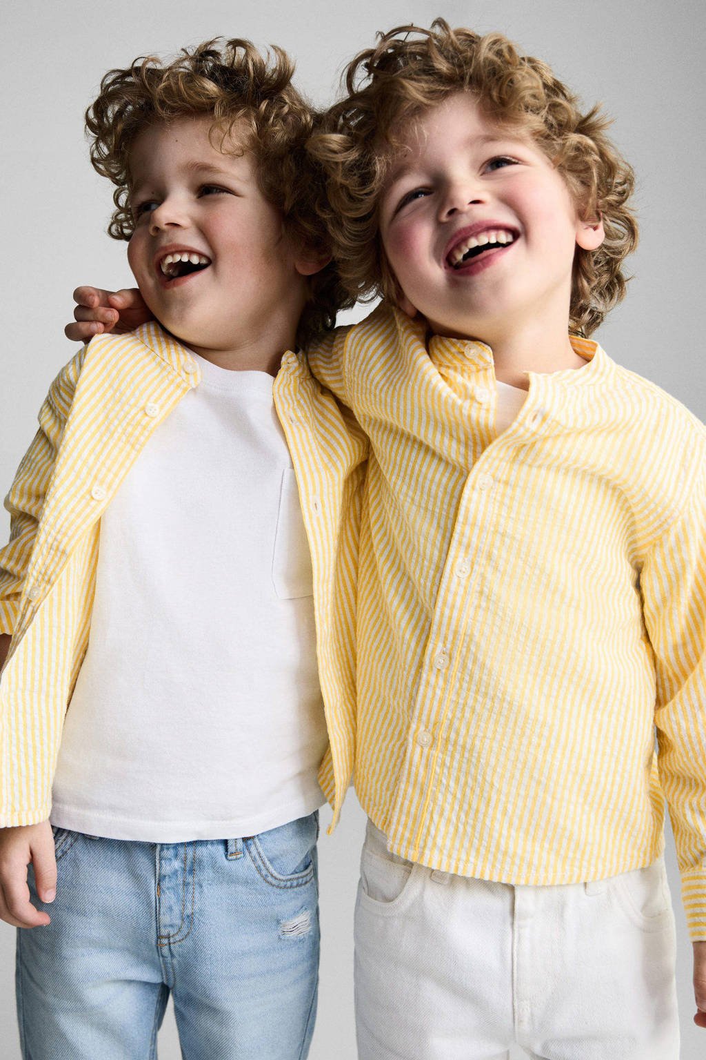 Mango Kids overhemd geel