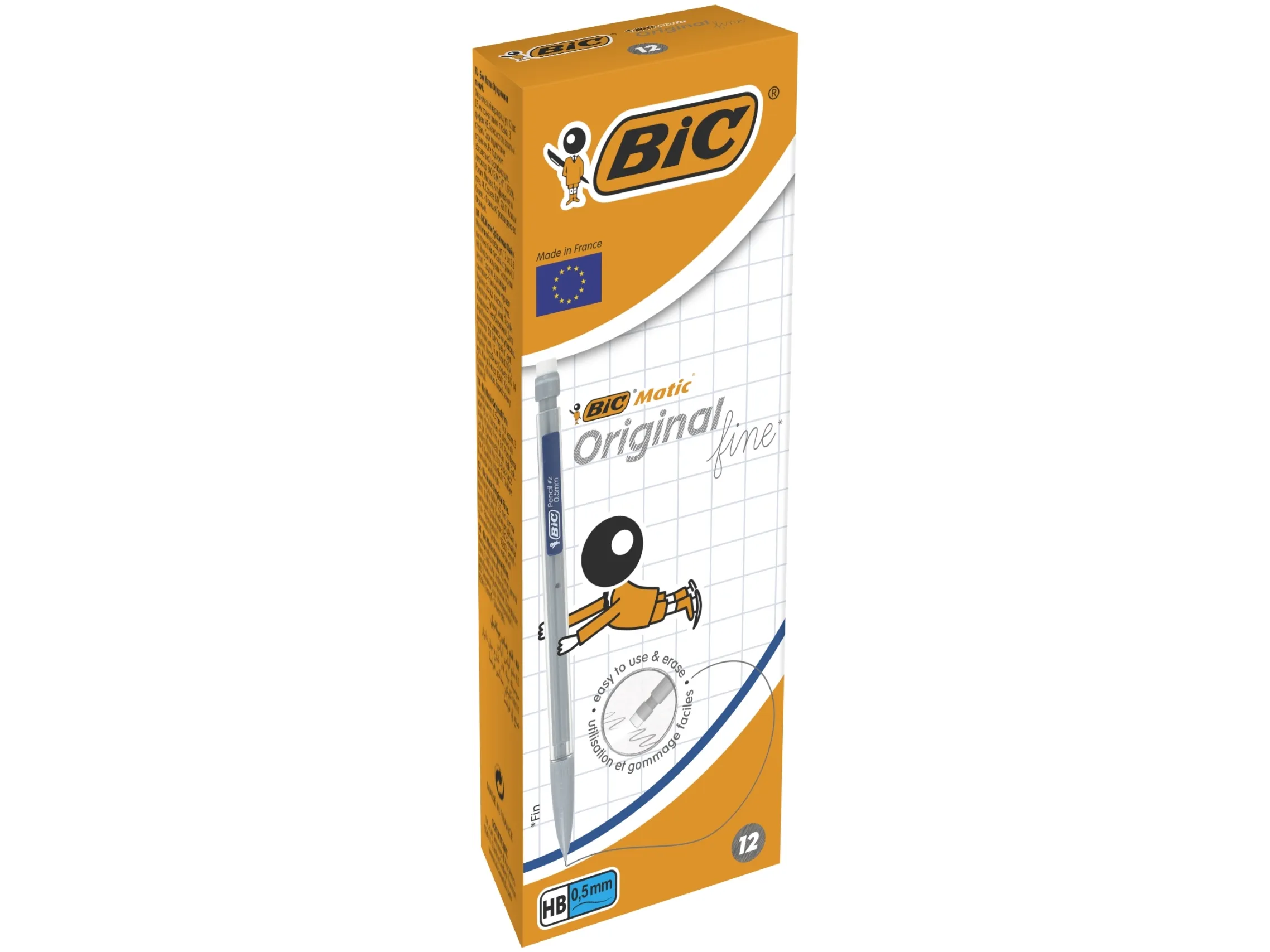 Stiftblyanter BIC Matic Original Fine 0,5 mm - (12 stk.)