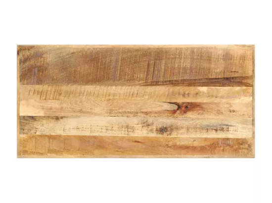 Table de bar 120x58x107 cm Bois de manguier brut