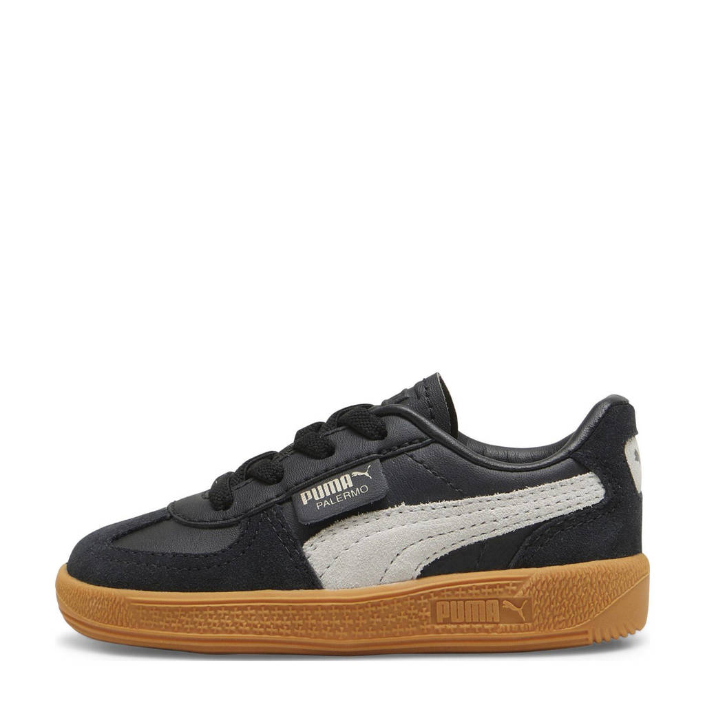 Puma Palermo Lthsneakers zwart/grijs/gum