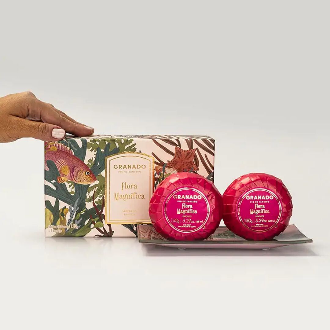 Flora Magnífica Duo Sabonetes & Porta-Objetos - 300gr