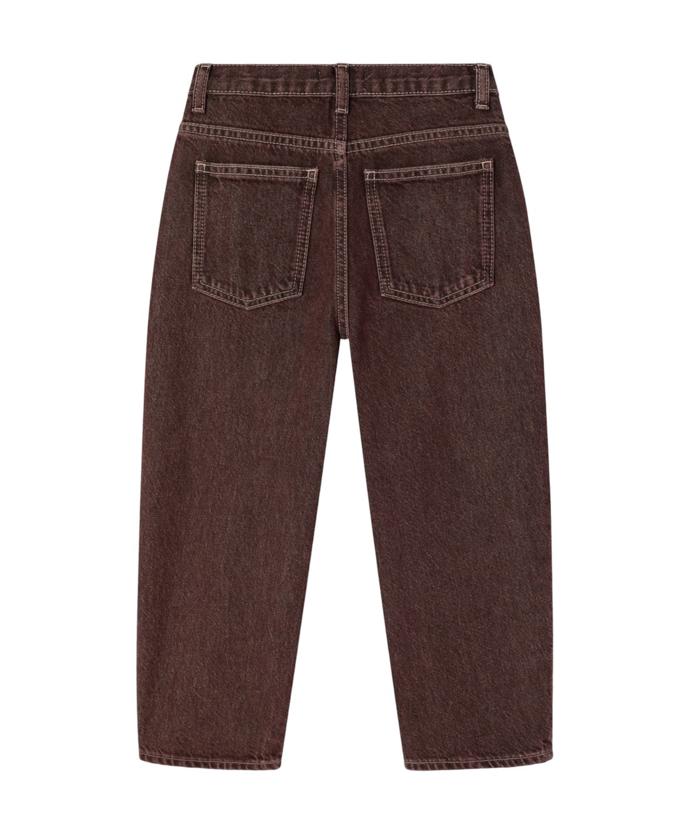 American Vintage Oshow uniseks jeans  bruin