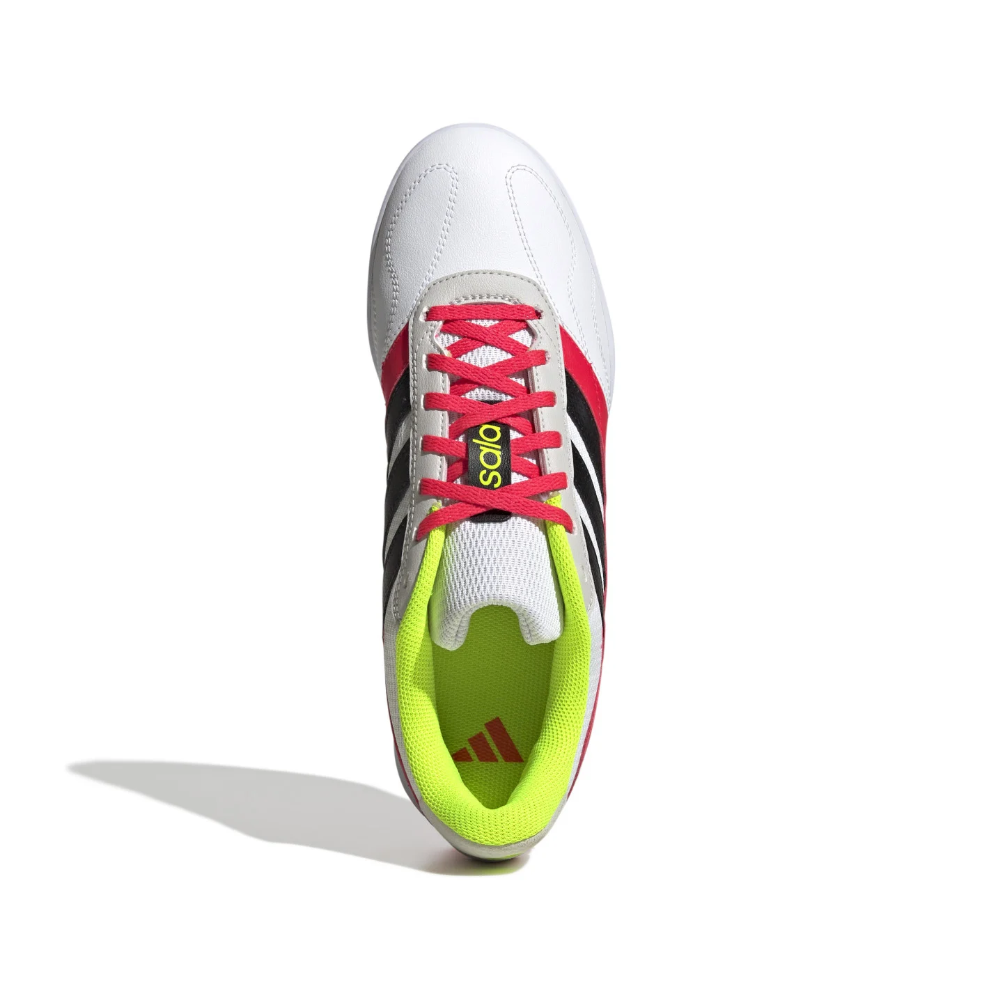 Adidas Super Sala III Zaalvoetbalschoenen (IN) Wit Rood Grijs Geel