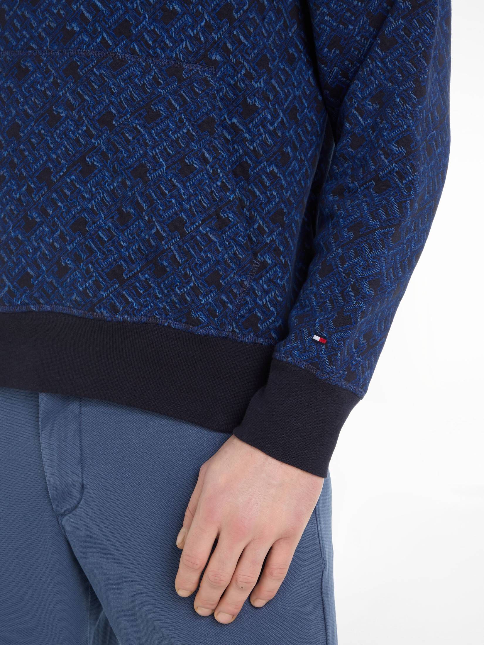 Tommy Hilfiger| Herren Hoodie AOP MONOGRAM HOODY