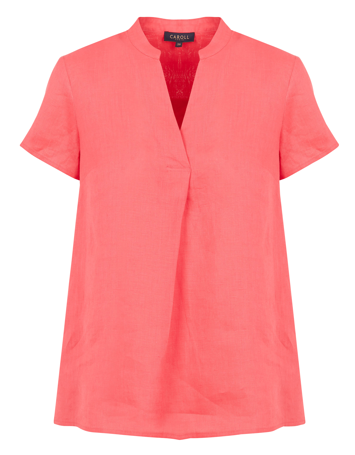 KATB - Top col V en lin | Rose