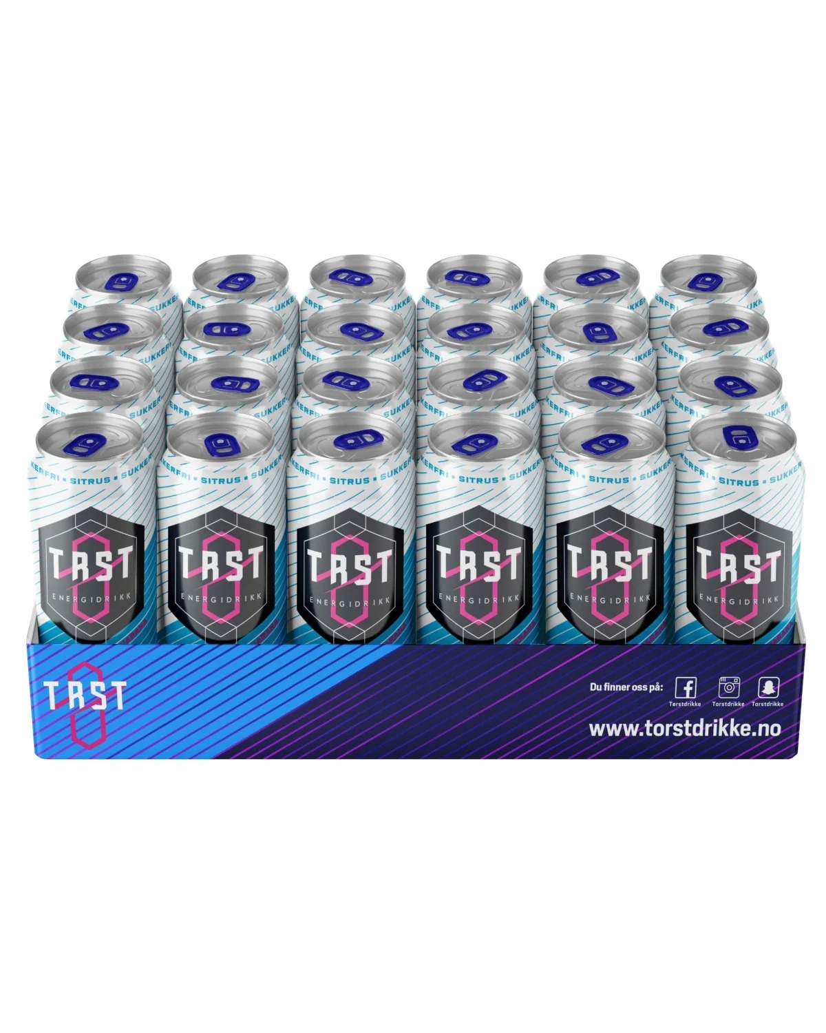 TØRST Energidrikk Sukkerfri Sitrus 24x500ml