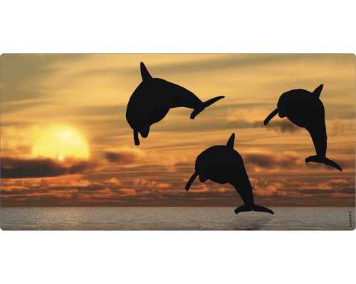Badkamer achterwand mySPOTTI aqua sun 90x45 cm
