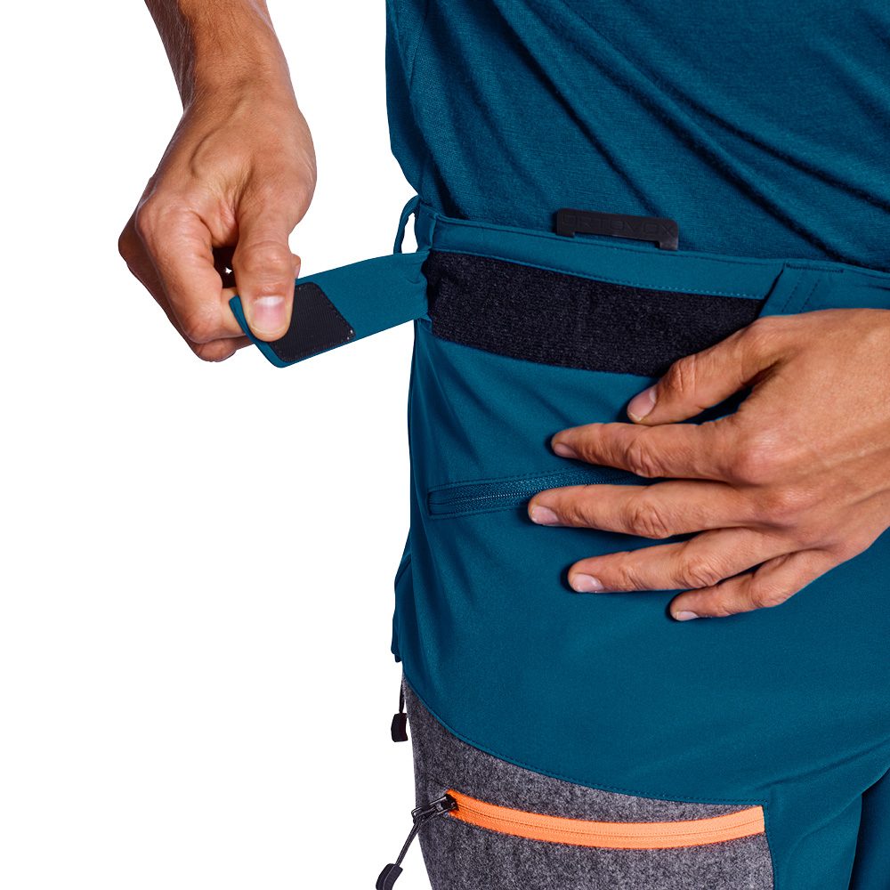 ORTOVOX Pordoi Softshellhose Herren petrol blue