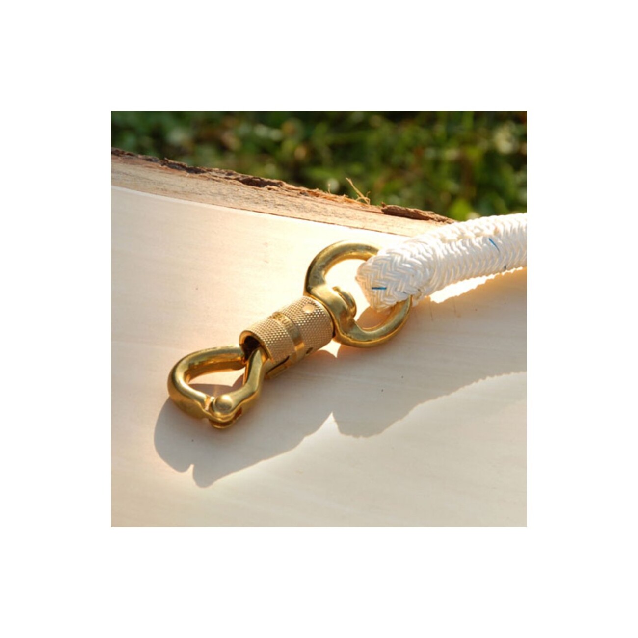 Brockamp Ringseil Drehkipp-Karabiner grün