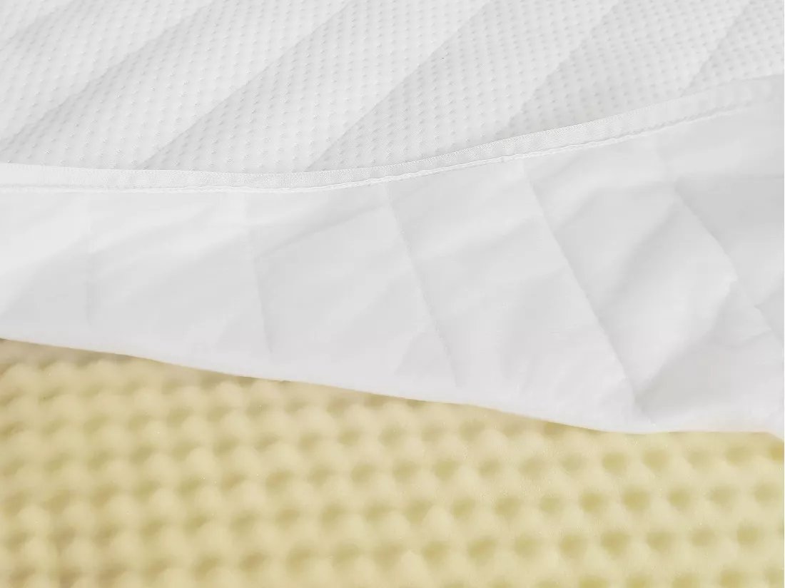 Ensemble 90 x 190 cm cadre à lattes + matelas mousse 7 zones ép.12cm- STELO de MORGENGOLD