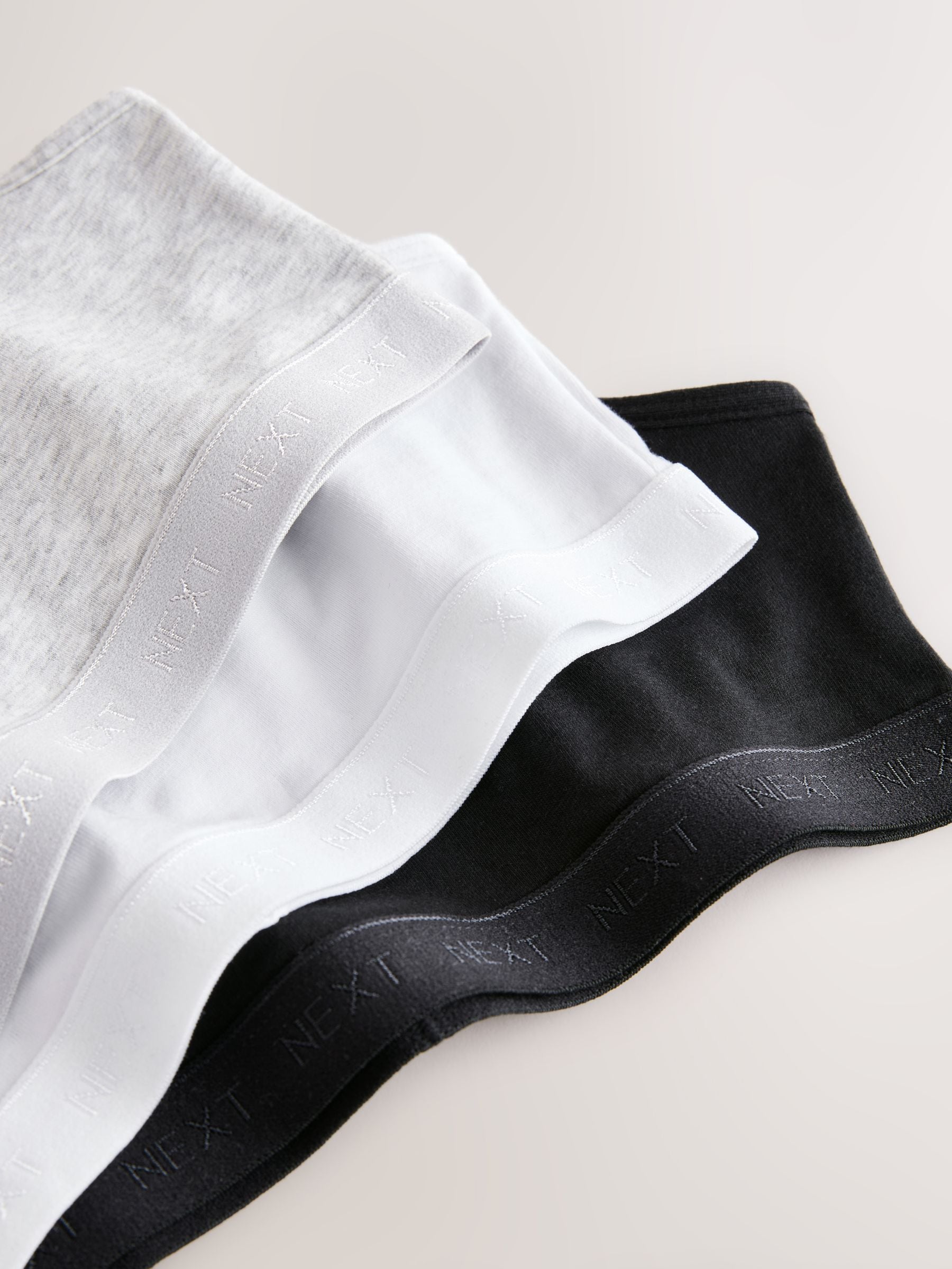 Zwart/wit/grijs - Set van 3 crop tops met bandjes (5 - 16 jr)