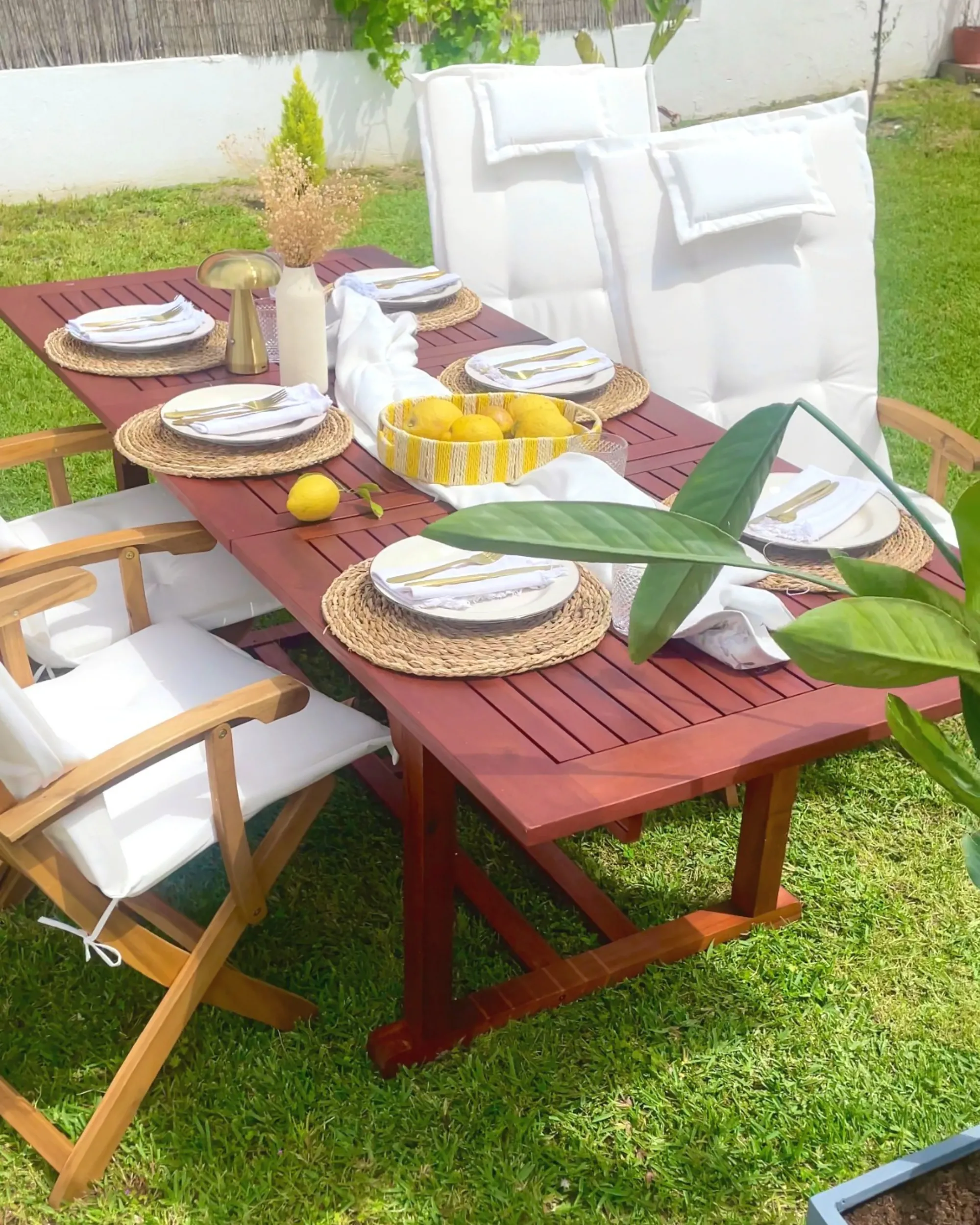 Uitschuifbare tuintafel TOSCANA 160/220 cm 90 cm Acaciahout Donkerbruin