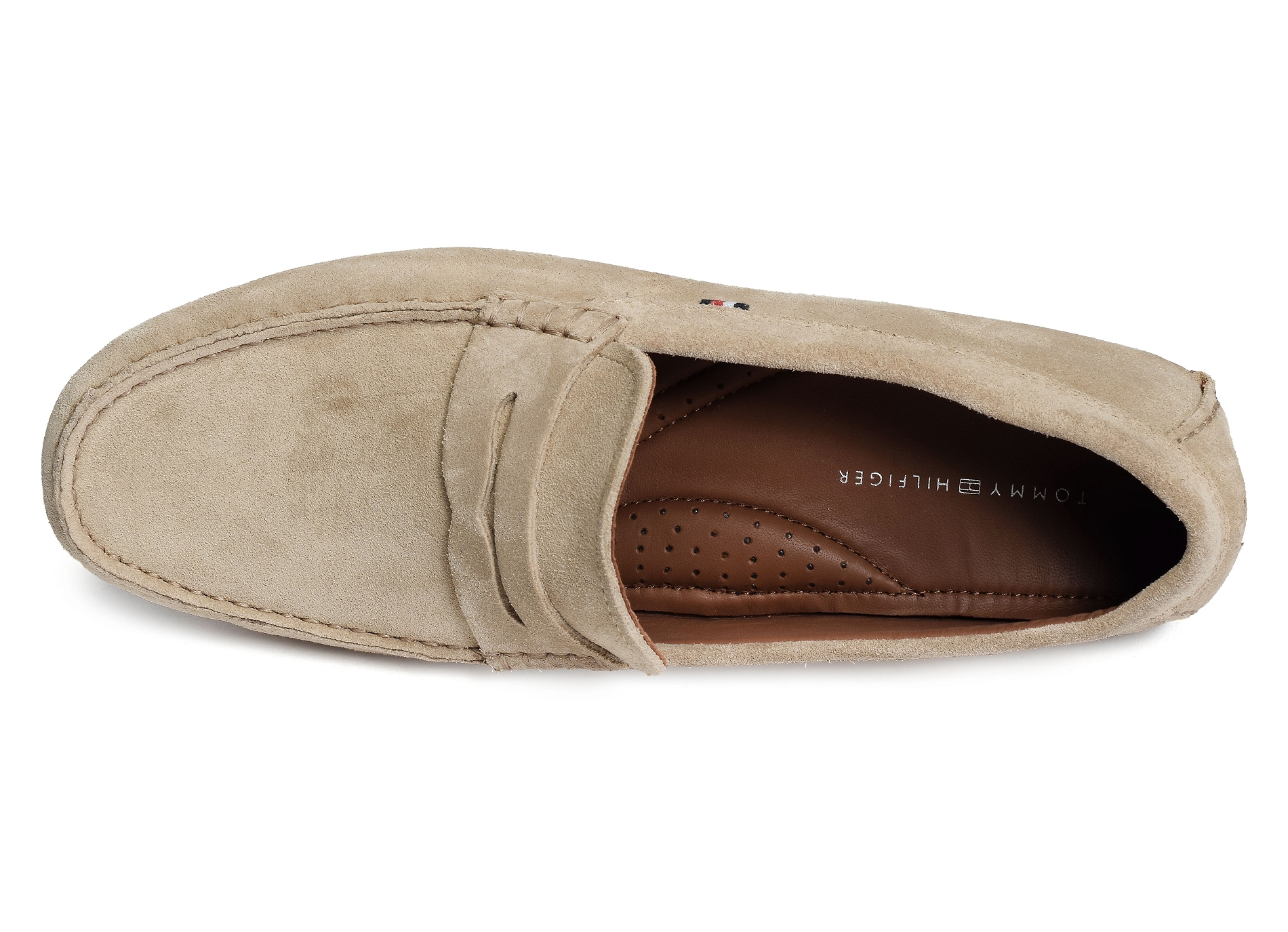 Casual hilfiger suede driver 4998 beige