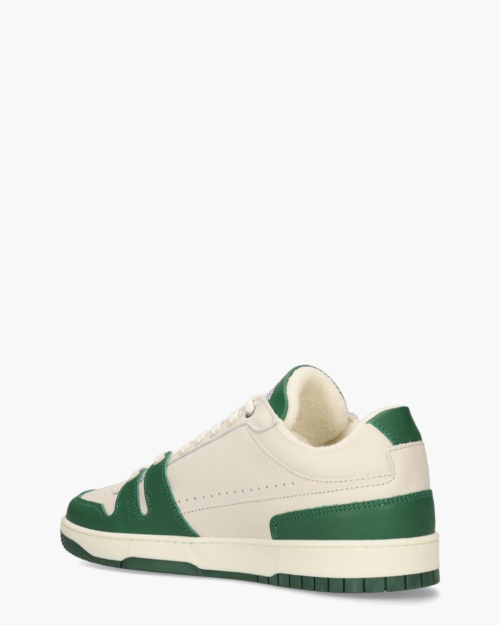 Mercer Amsterdam The Brooklyn Off-White/Groen Herensneakers