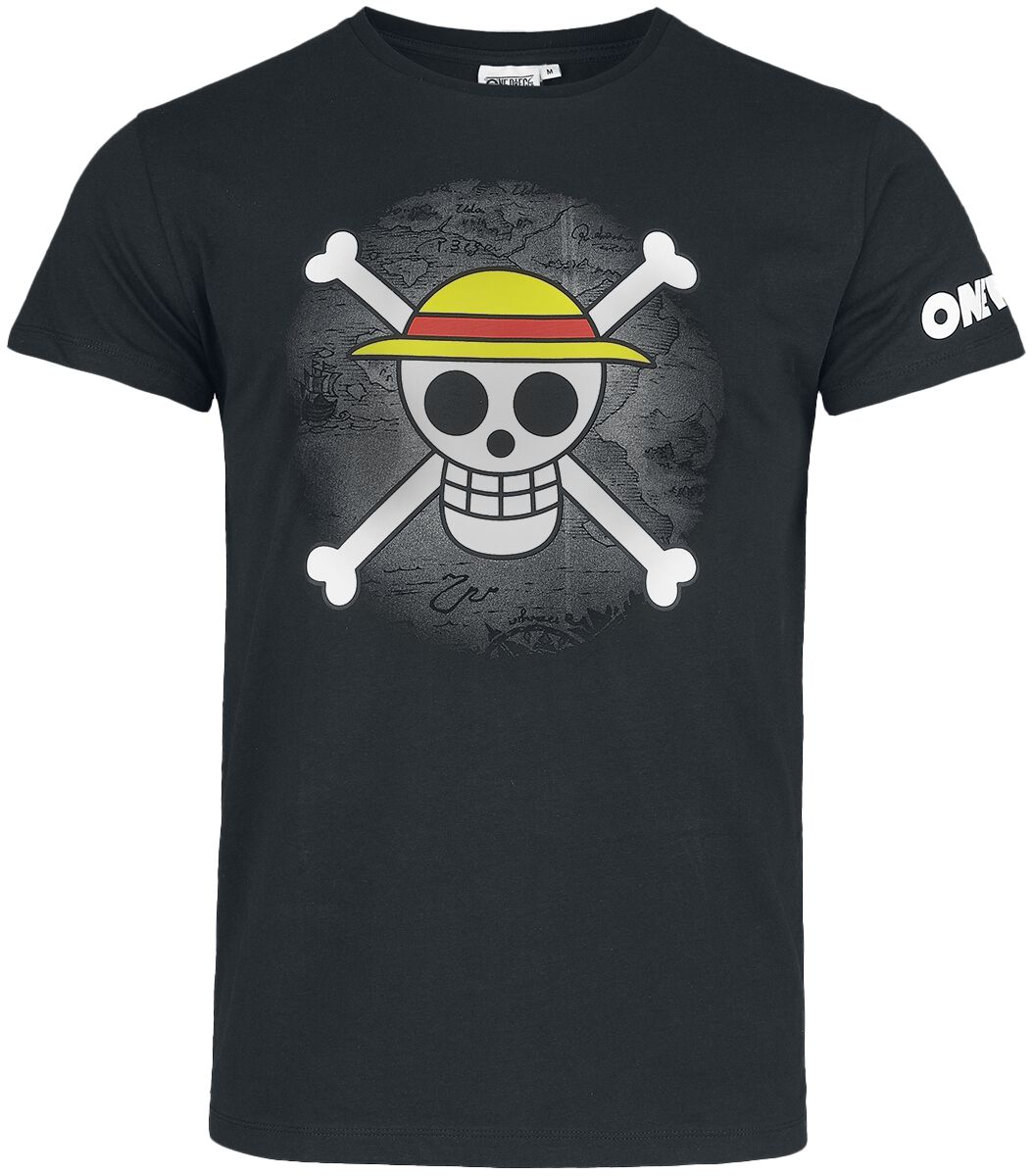Équipage du Chapeau de Paille - Crâne | One Piece T-Shirt Manches courtes