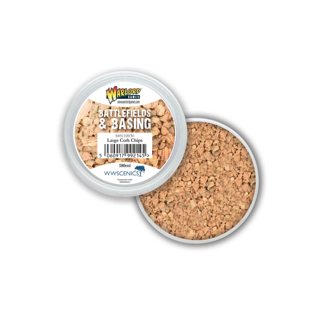 Warlord - Battlefields & Basing: Large Cork Chips (180ml)