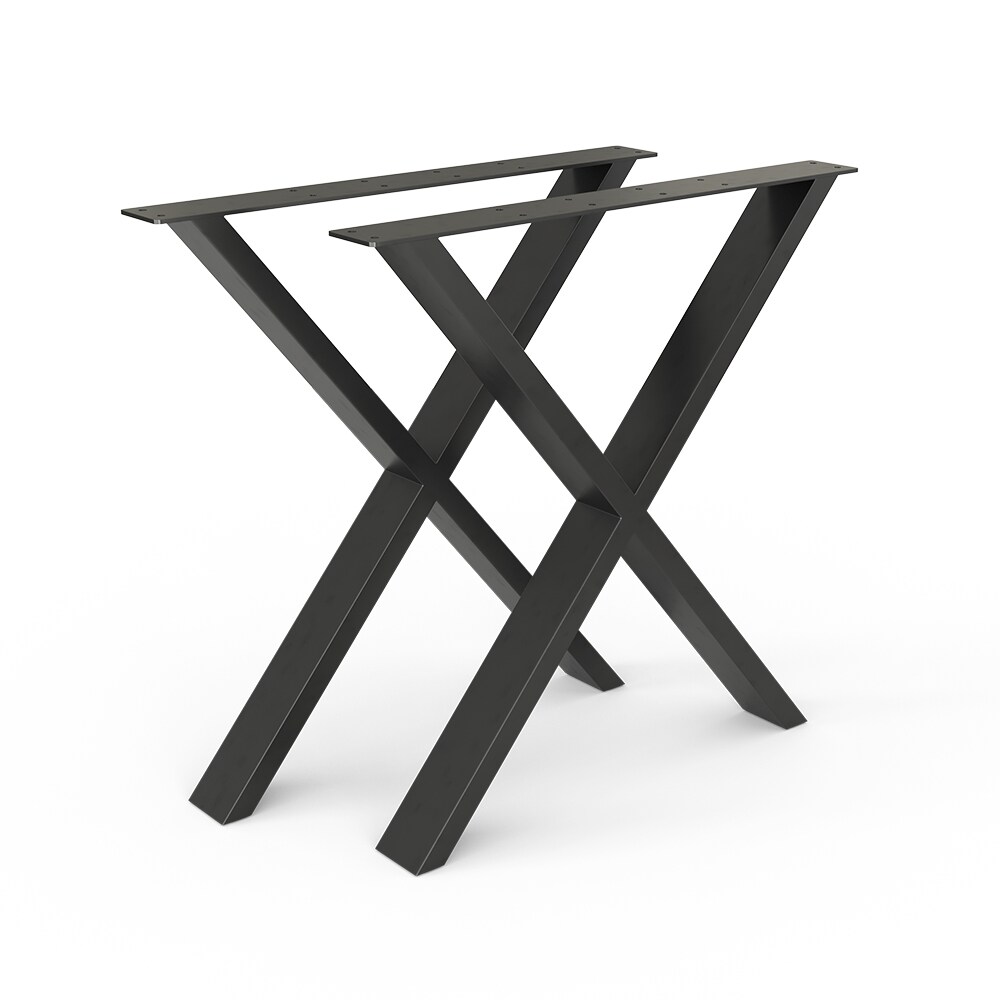 Vicco Loft Tischkufen X-Form 72cm Tischbeine DIY Tischgestell Esstisch Möbelfüße