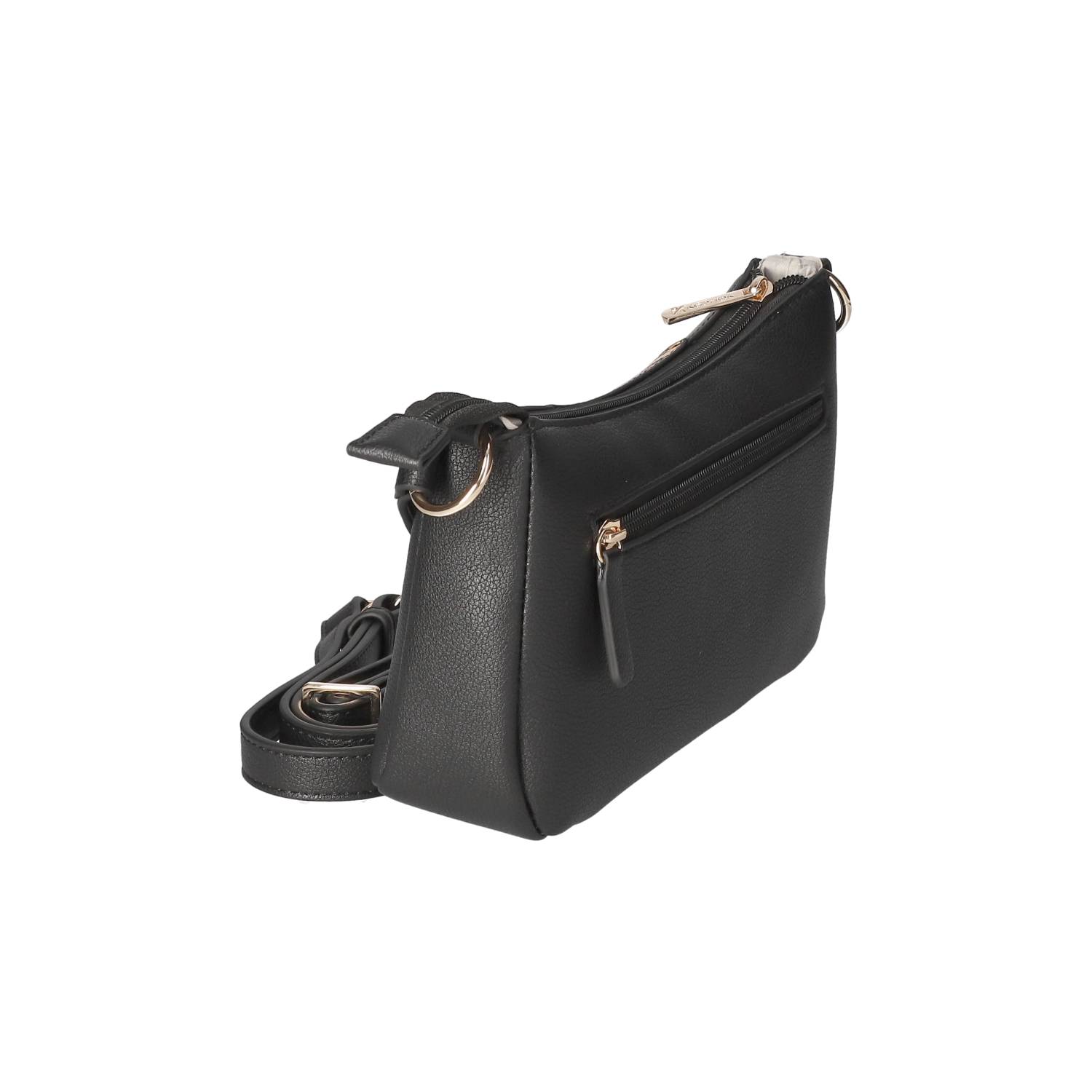 Kaerlek Schultertasche - schwarz/braun