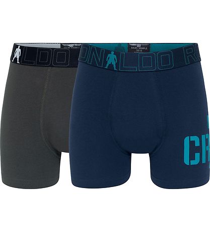 Ronaldo Boxershorts - 2-pak -  Grøn/Bl?