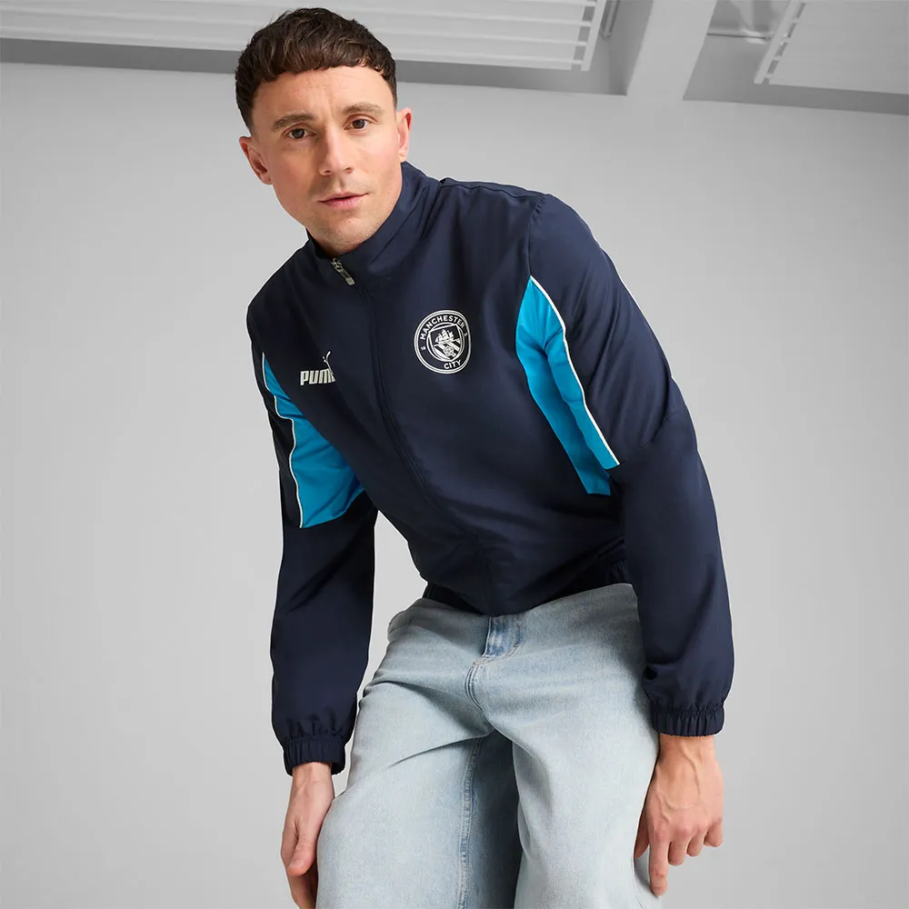 Suéter com zíper Puma Manchester City FC Ftblarchive
