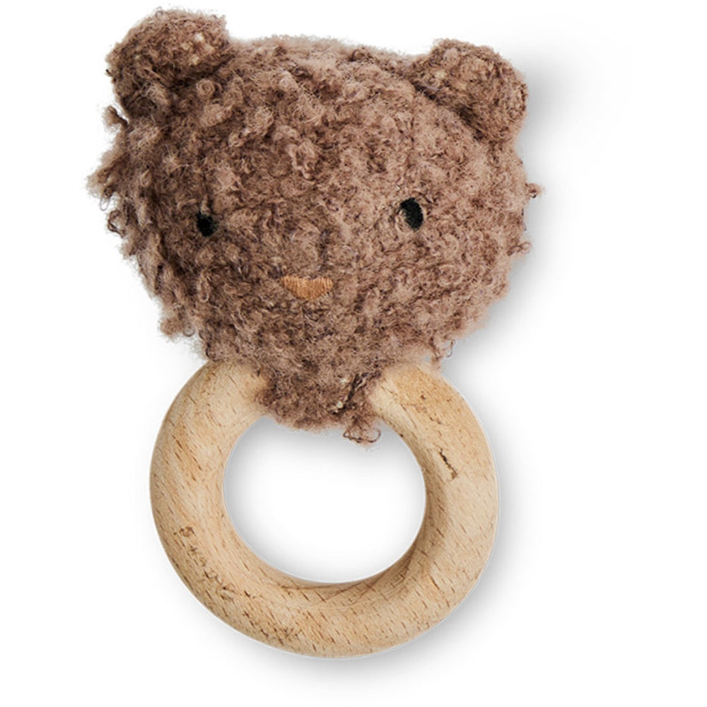 Køb Smallstuff Rose Brown Rangle Bear Bouclé Merino Uld