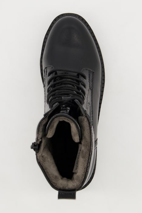 Leder-Stiefeletten, Tamaris Comfort, Lackleder, Weite H