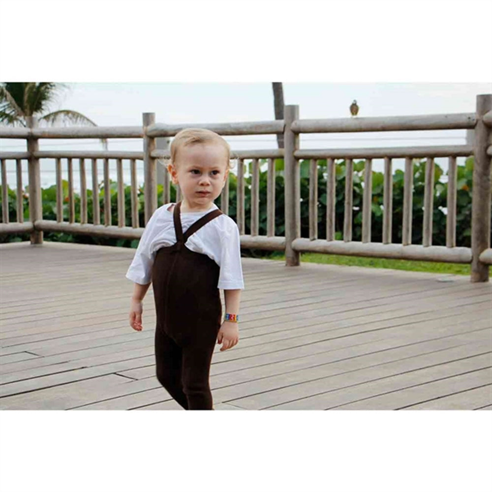 Footed Tights Chocolate Brown - Silly Silas