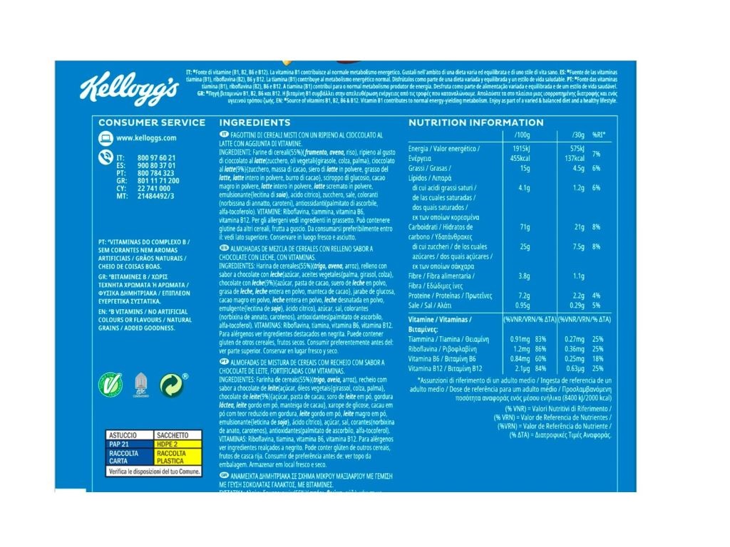 CEREAIS TEENS KELLOGG'S KRAVE CHOCO LEITE 410G