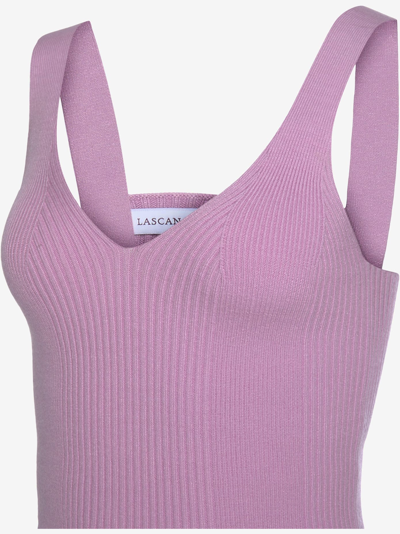 Débardeur en tricot encolure en v affinante