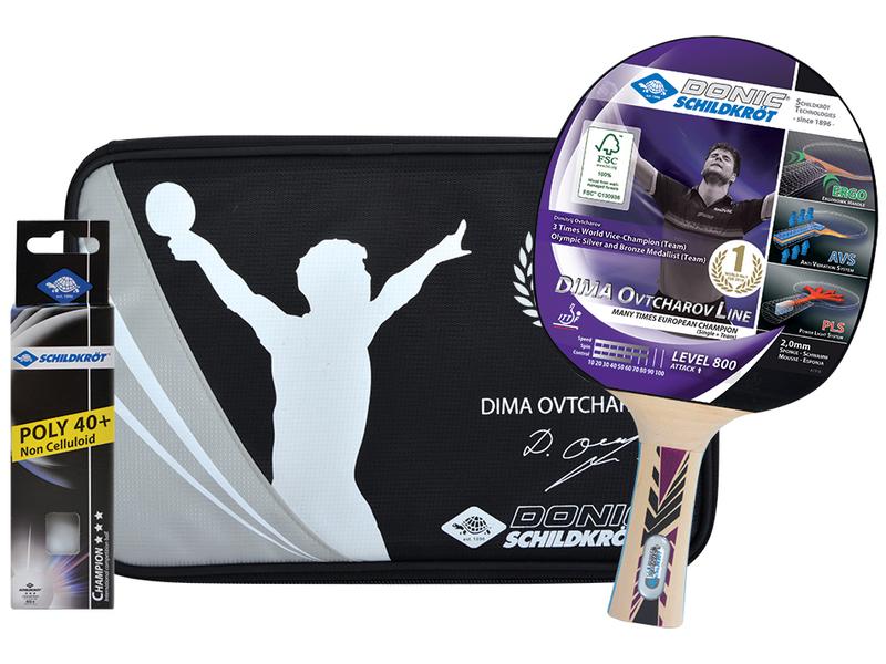 DONIC Schildkröt Geschenkset Legends 800 Tischtennisschläger Geschenkset Legends 800