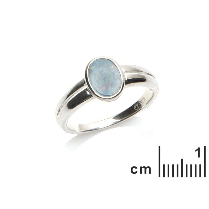 Bague argent 925 Opale d'Australie