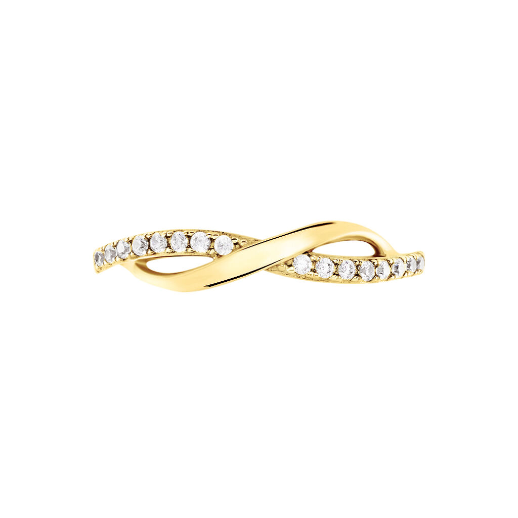 Bague Cass Or Jaune Oxyde