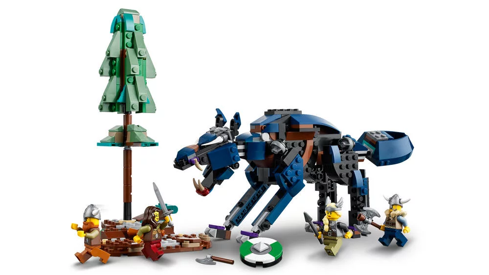 LEGO®CREATOR 31132 - LE BATEAU VIKING ET LE SERPENT DE MIDGARD