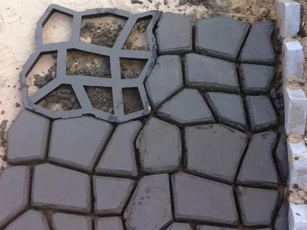 Gjutform för Trädgårdsplattor & Marksten