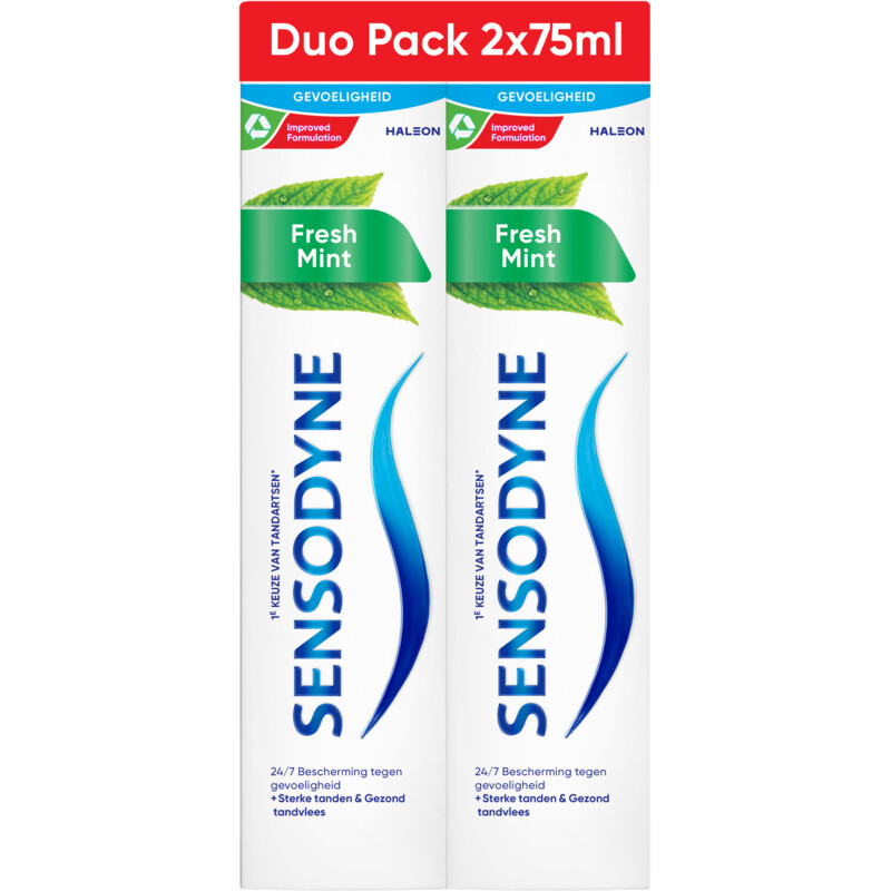 Sensodyne Fresh mint tandpasta 2-pack