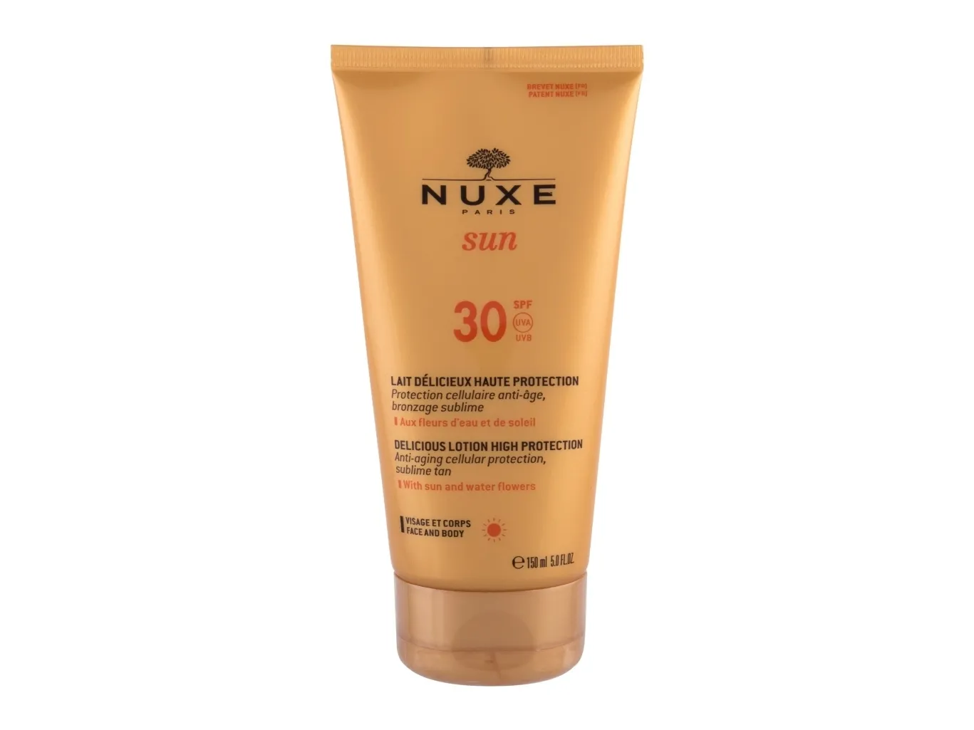 Nuxe Sun Delicious lotion High Protection SPF30 - Dame - 150 ml