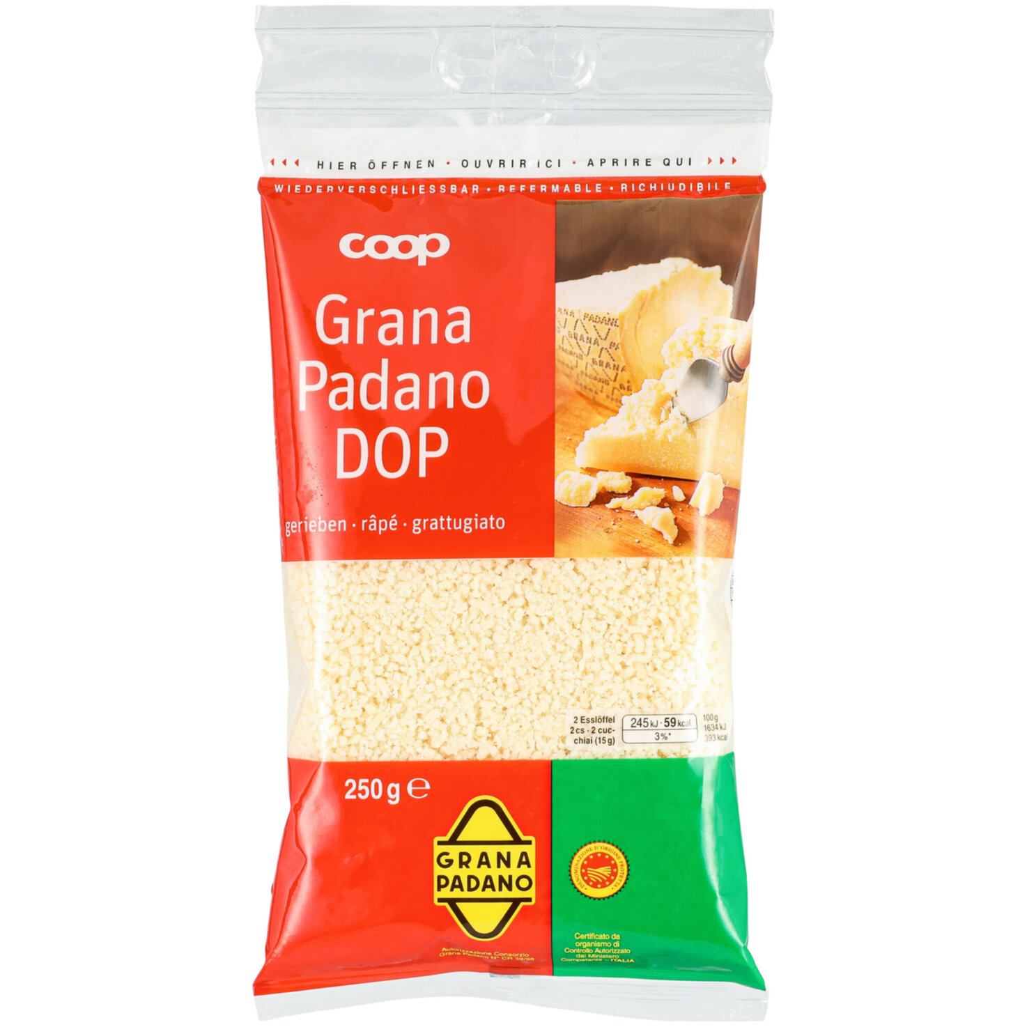 Grana Padano Reibkäse